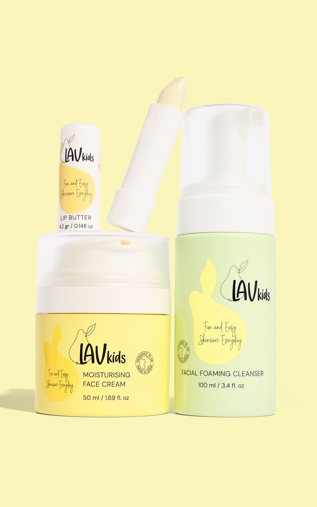 Komplettes Gesichtstrio