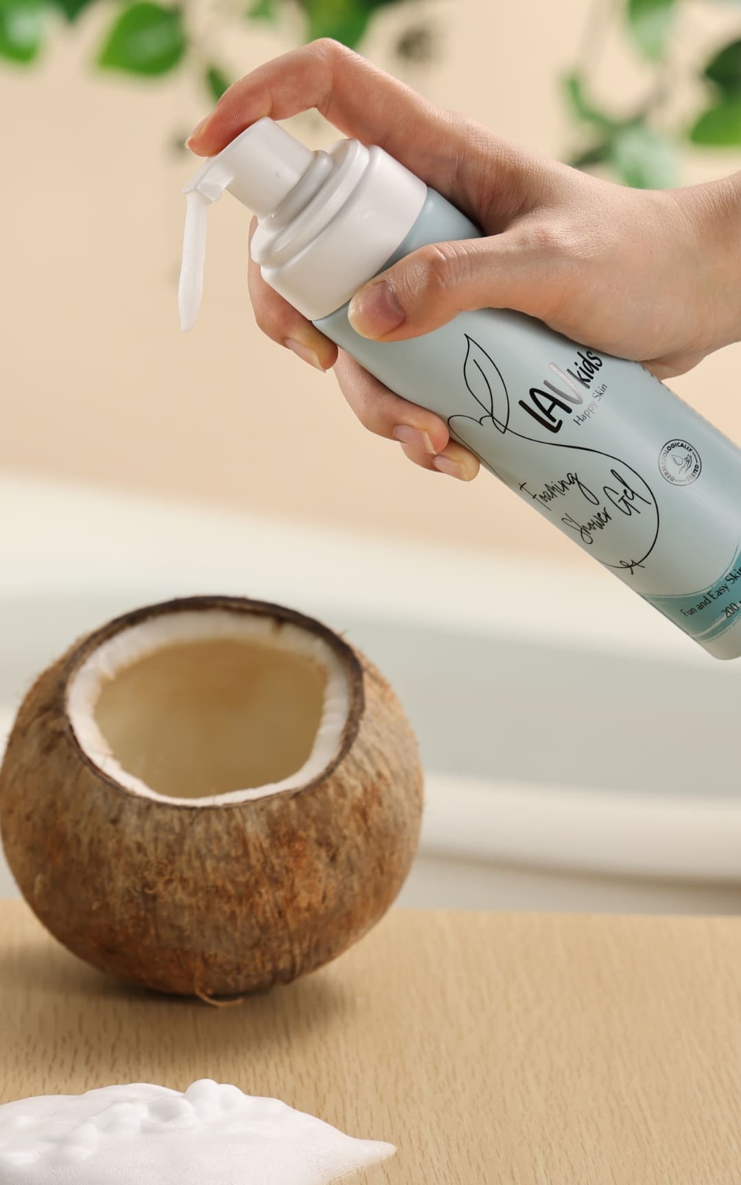 Schäumendes Duschgel